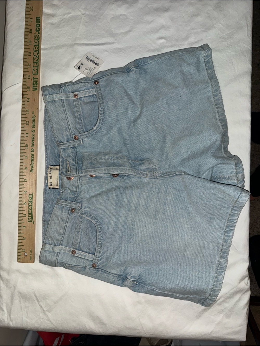 We The Free Light Blue Women’s Jeans Shorts